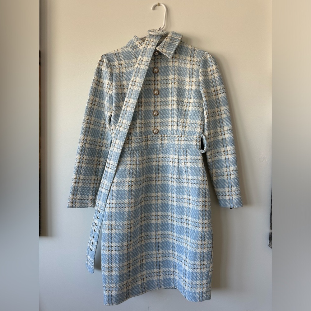 Ivy City Co Tweed Belted Dress